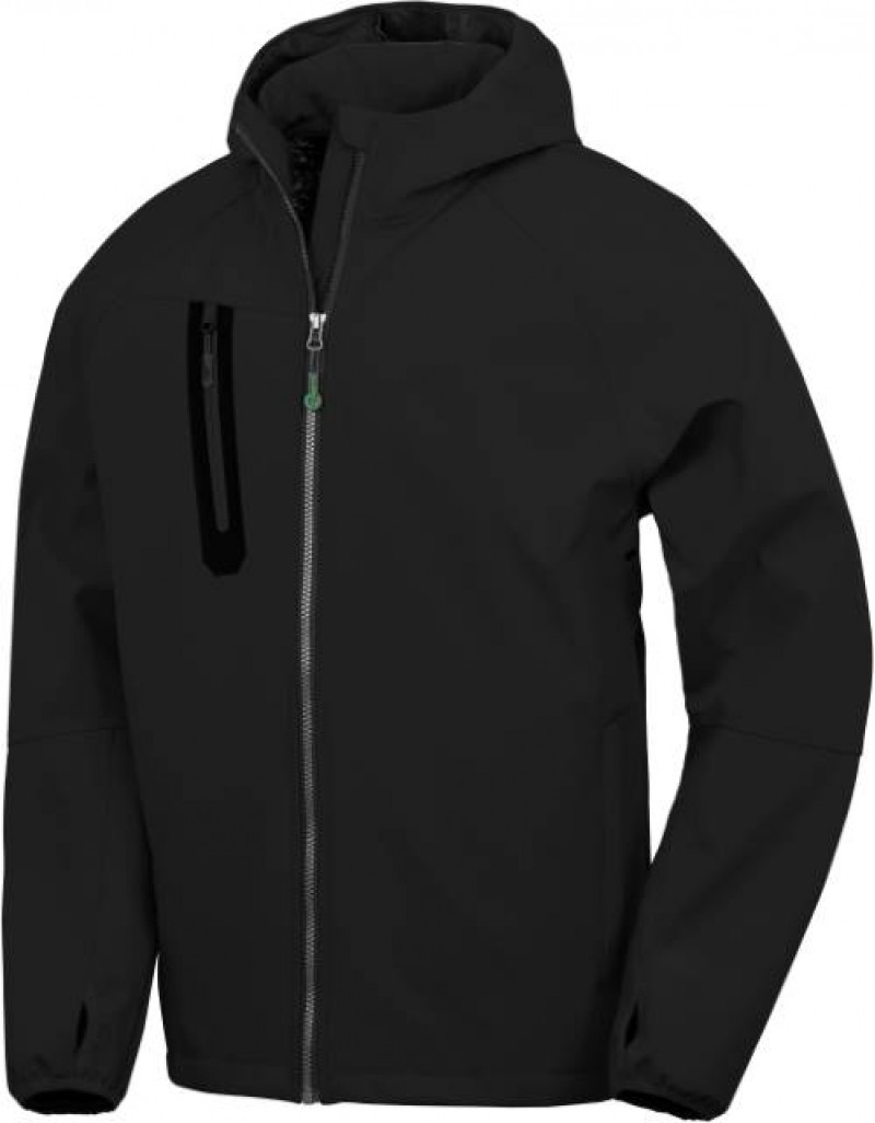 Jachetă softshell unisex cu 3 straturi și glugă